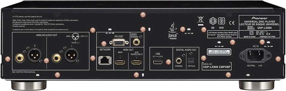 Pioneer UDP-LX800 D/A převodníky